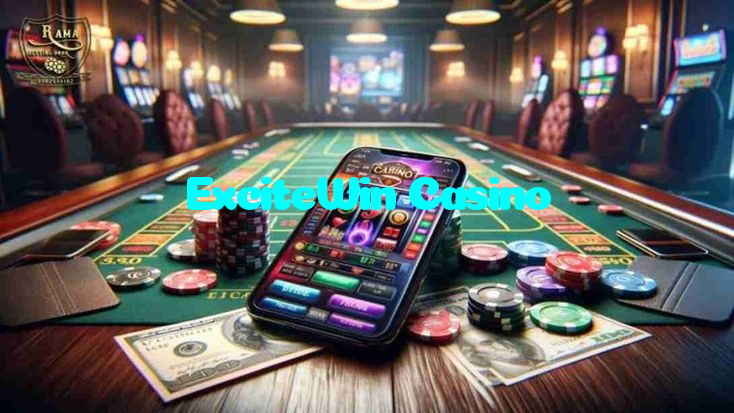 ExciteWin Casino casino presented on mobile device in Pakistan with slots and live games